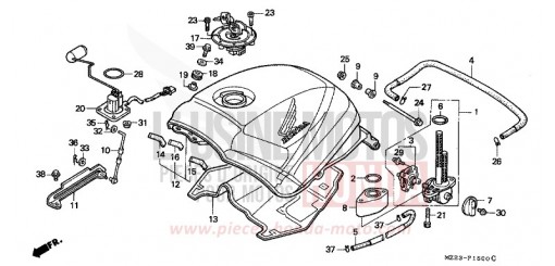 RESERVOIR A CARBURANT CBR1000FP de 1993